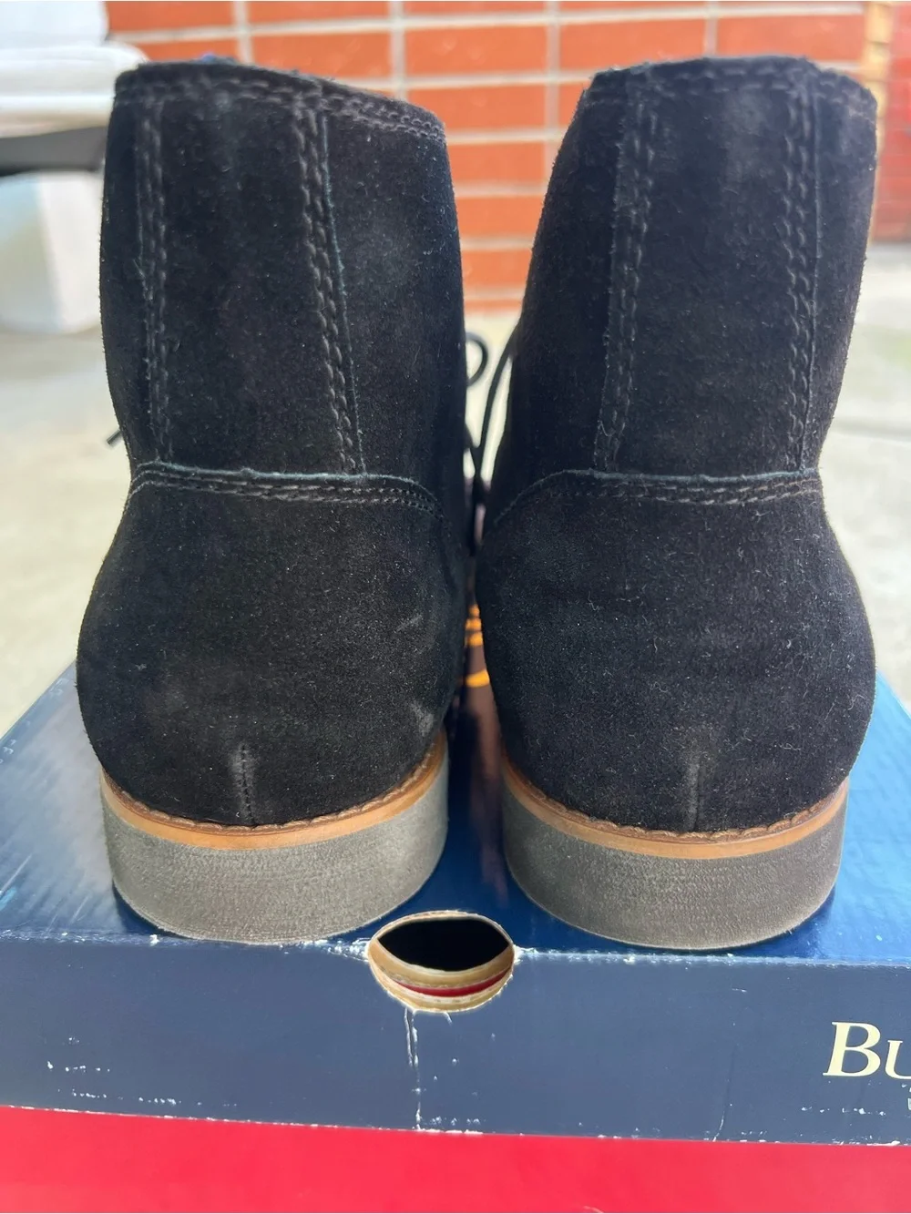 BUKS by Walk-Over Wallen Black Suede Chukka Boots Men’s 13M – Never Worn